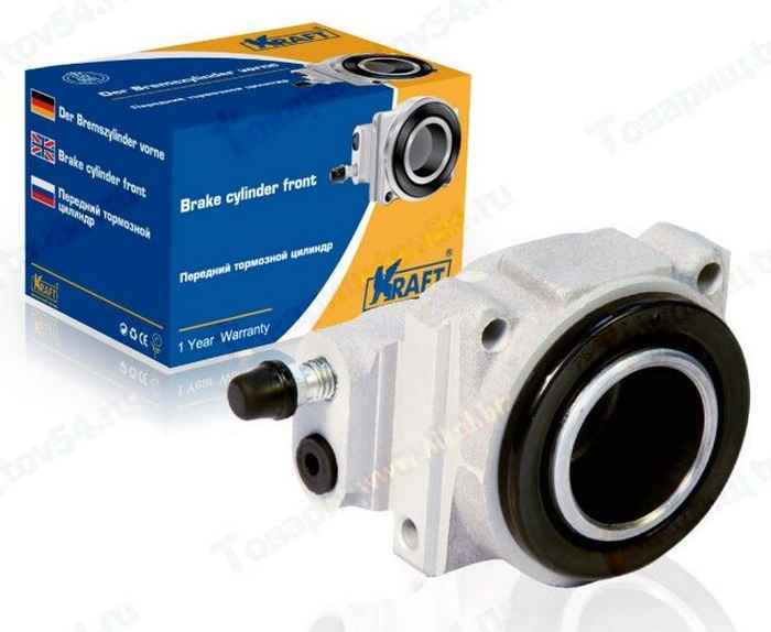 Цилиндр тормозной перед. ВАЗ 2101 внешний правый <b>KRAFT KT 028121</b> - изображение