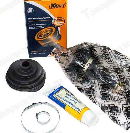 ШРУС наружный ВАЗ 2108-2110, 2113-2115, 1118 Калина, 2170 Приора, 2190 Гранта <b>KRAFT KT 058867</b> - изображение ШРУС наружный ВАЗ 2108-2110, 2113-2115, 1118 Калина, 2170 Приора, 2190 Гранта <b>KRAFT KT 058867</b> - изображение