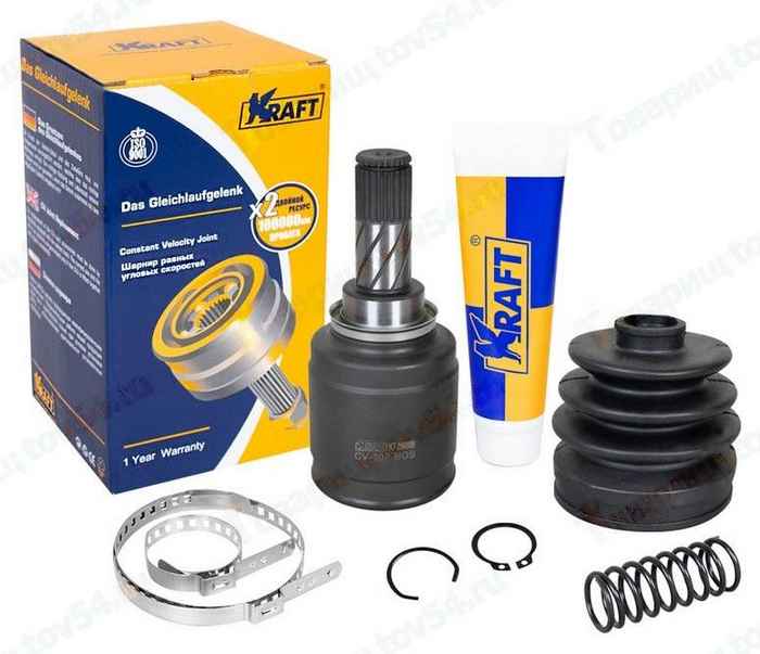ШРУС внутренний Lada Largus (12-) 1.6 16V КПП JH-5 <b>KRAFT KT 058888</b> - изображение