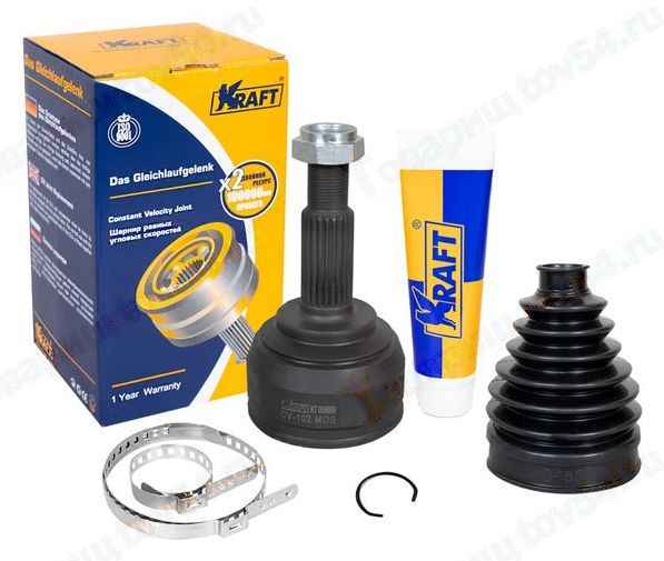 ШРУС наружный Lada Largus (12-) (23 шлица наружных /22 внутренних) 1.6 16V <b>KRAFT KT 058889</b> - изображение