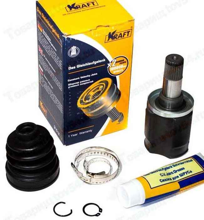 ШРУС внутренний ВАЗ 2180 Lada Vesta (15-) (КПП ВАЗ 21807) <b>KRAFT KT 059203</b> - изображение