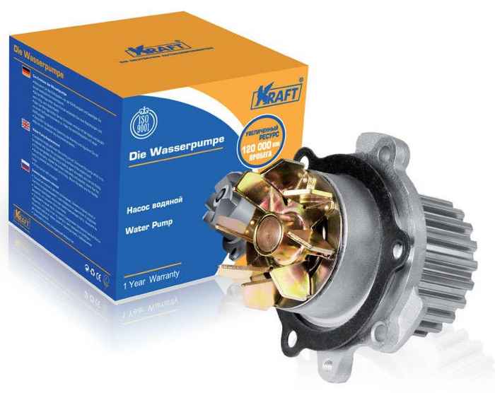 Помпа ВАЗ 2110-2112 инж.16 кл., 1118 Калина, 2170 Приора до 2008г <b>KRAFT KT 059311</b> - изображение Помпа ВАЗ 2110-2112 инж.16 кл., 1118 Калина, 2170 Приора до 2008г <b>KRAFT KT 059311</b> - изображение