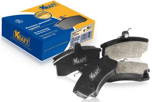 Колодки тормозные передние ВАЗ 2108 <b>KRAFT KT 091352</b> - изображение