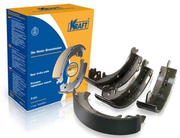 Колодки тормозные задние ВАЗ 2101 <b>KRAFT KT 091356</b> - изображение Колодки тормозные задние ВАЗ 2101 <b>KRAFT KT 091356</b> - изображение