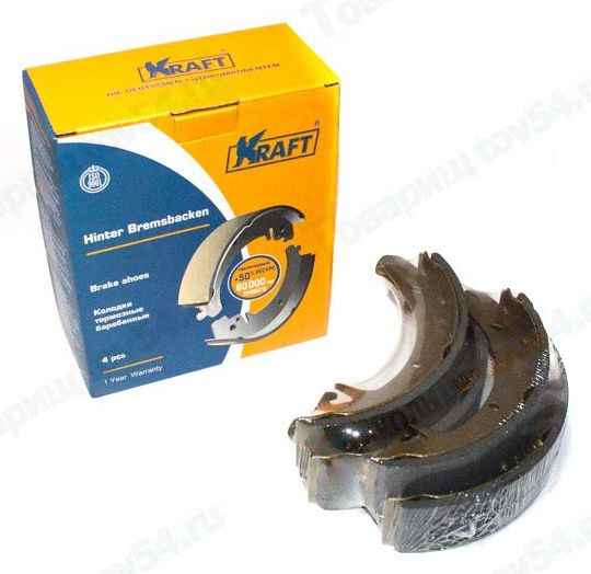 Колодки тормозные задние ВАЗ 2108 <b>KRAFT KT 091357</b> - изображение