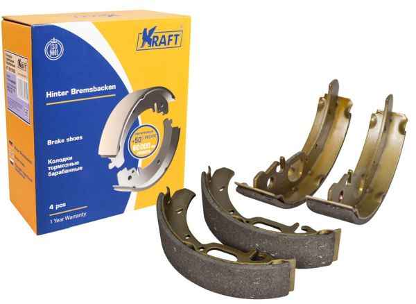 Колодки тормозные задние ВАЗ 1118 Калина Калина с АВС <b>KRAFT KT 091359</b> - изображение