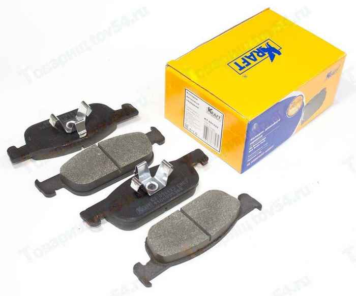 Колодки тормозные передние Lada X-Ray дв.ВАЗ 155мм <b>KRAFT KT 091422</b> (410605536R) - изображение Колодки тормозные передние Lada X-Ray дв.ВАЗ 155мм <b>KRAFT KT 091422</b> (410605536R) - изображение