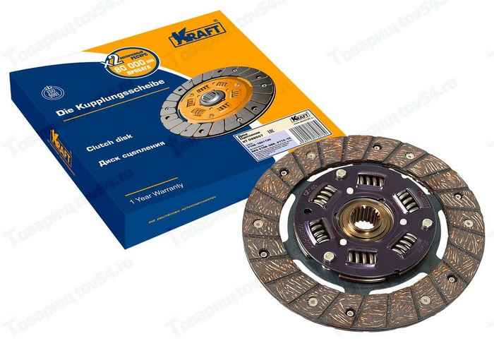 Диск сцепления ВАЗ 2108, 2109 <b>KRAFT KT 098557</b> - изображение