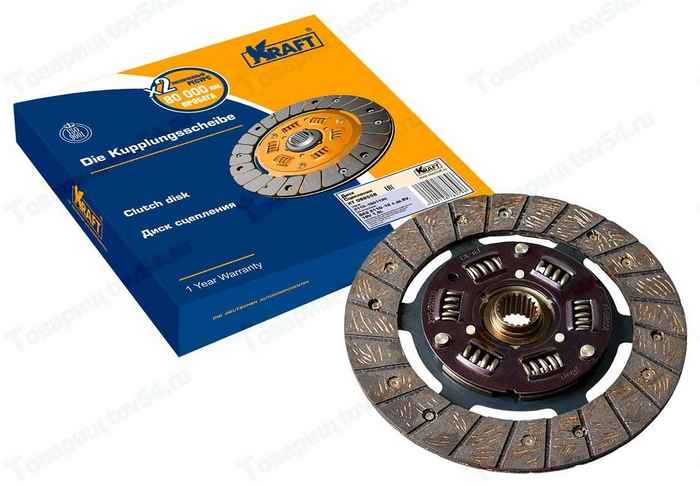 Диск сцепления ВАЗ 2110 <b>KRAFT KT 098558</b> - изображение