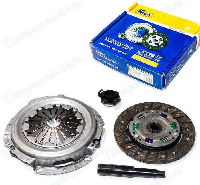 Сцепление Renault Logan 1,6, Largus 8V в сборе <b>KRAFT KT 098572</b> - изображение Сцепление Renault Logan 1,6, Largus 8V в сборе <b>KRAFT KT 098572</b> - изображение