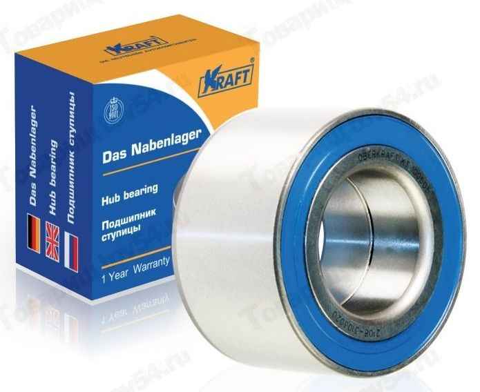 Подшипник ступицы ВАЗ 2108 передний (256907) <b>KRAFT KT 100505</b> - изображение