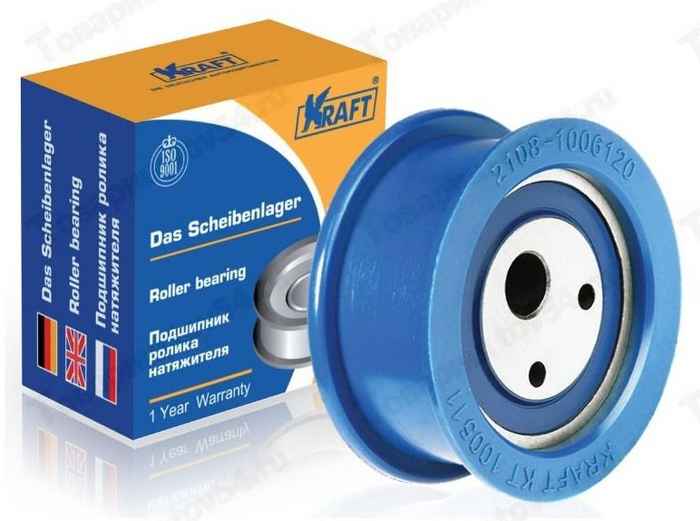 Ролик натяжителя ВАЗ 2108-2110 (8 клап.) <b>KRAFT KT 100511</b> - изображение