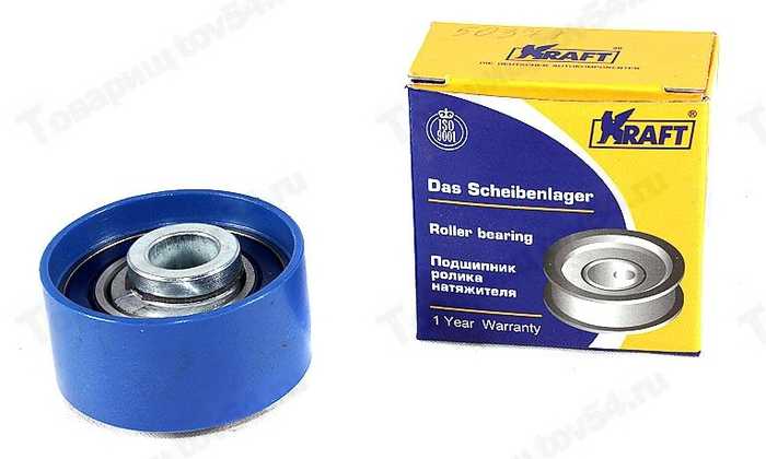 Ролик натяжителя ВАЗ 21126 (Приора 16кл) натяжной <b>KRAFT KT 100533</b> - изображение