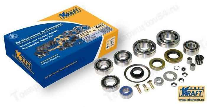 Подшипник КПП ВАЗ 2101 5-ступ. полный ремкомплект <b>KRAFT KT 103002</b> - изображение