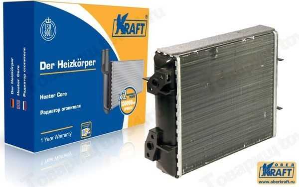 Радиатор отопителя ВАЗ 2105 алюм. <b>KRAFT KT 104004</b> - изображение Радиатор отопителя ВАЗ 2105 алюм. <b>KRAFT KT 104004</b> - изображение