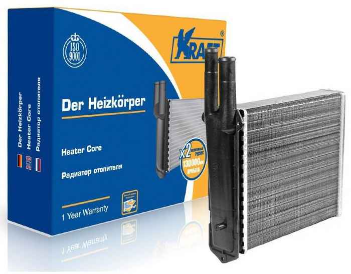 Радиатор отопителя ВАЗ 2110-2112 (2003-09), 2170-72 (07-) алюминиевый <b>KRAFT KT 104016</b> (2111-8101060) - изображение