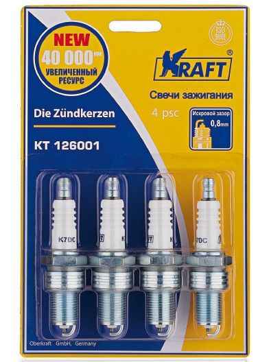 Свеча ВАЗ 2101-2107 <b>KRAFT KT 126001</b> - изображение