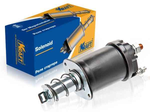 Реле втягивающее ВАЗ 2101 нового образца <b>KRAFT KT 201004</b> (2101-3708805-01) - изображение