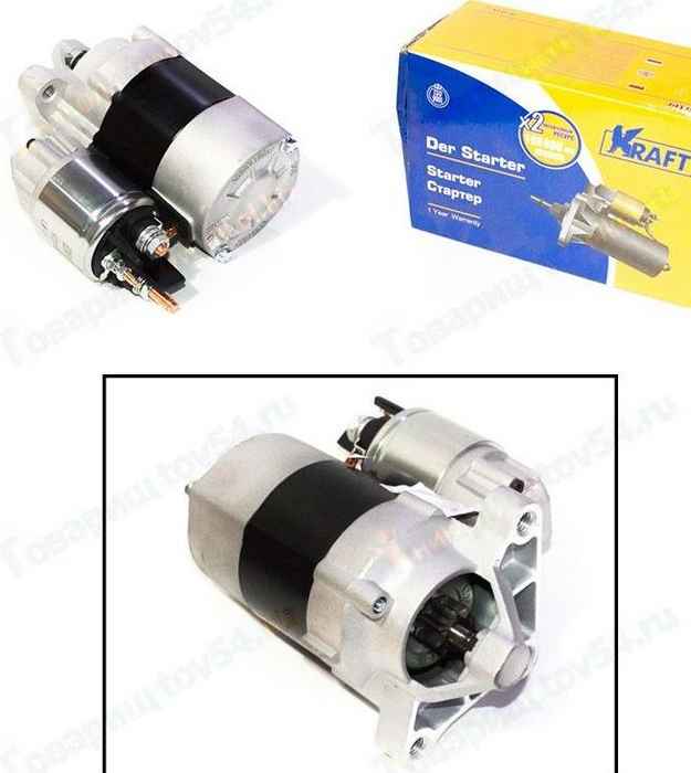 Стартер Renault Logan, Largus <b>KRAFT KT 201022</b> (7711135335) - изображение Стартер Renault Logan, Largus <b>KRAFT KT 201022</b> (7711135335) - изображение