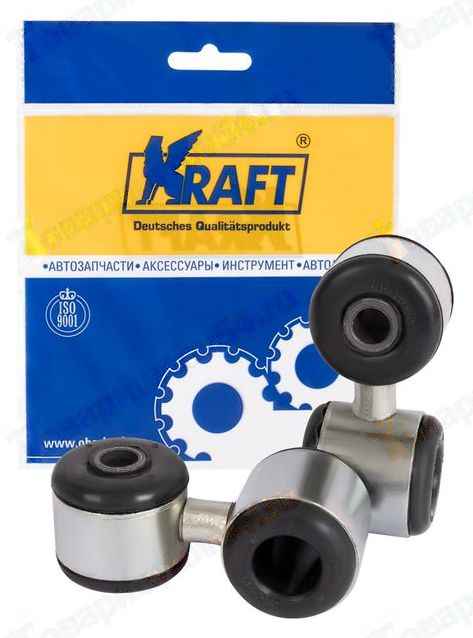 Стойки стабилизатора ВАЗ 2190 Гранта (2шт) <b>KRAFT KT 202087</b> - изображение Стойки стабилизатора ВАЗ 2190 Гранта (2шт) <b>KRAFT KT 202087</b> - изображение