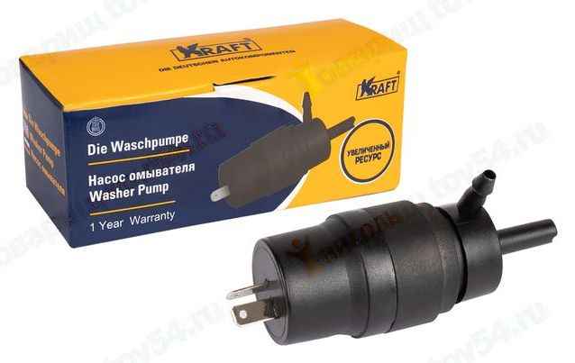 Мотор омывателя ВАЗ 2108 нового образца <b>KRAFT KT 202612</b> - изображение