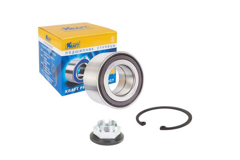 Подшипник ступицы переднего колеса, комплект Ford Tourneo (02-), Transit (02-) 1.8D (с ABS) OBER <b>KRAFT KT204521</b> - изображение