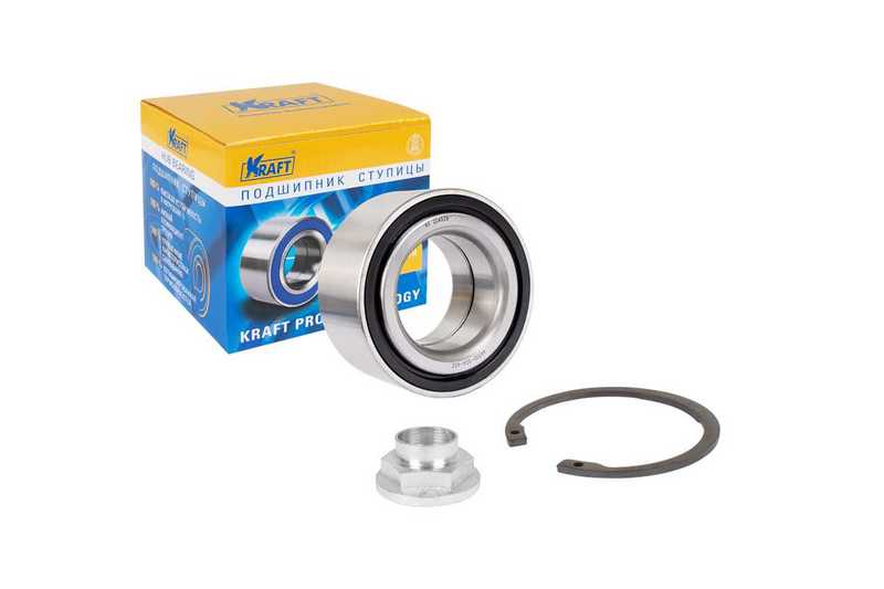 Подшипник ступицы переднего колеса, комплект Honda Accord VII (03-) 2.0-2.4, Civic (06-) 2.0 OBER <b>KRAFT KT204528</b> - изображение