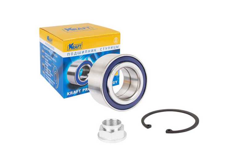 Подшипник ступицы переднего колеса, комплект Honda Civic V-VII (93-05) 1.5-2.0D/ CR-V I (95-01) 2.0, HR-V (99-) 1.6 OBER <b>KRAFT KT204529</b> - изображение