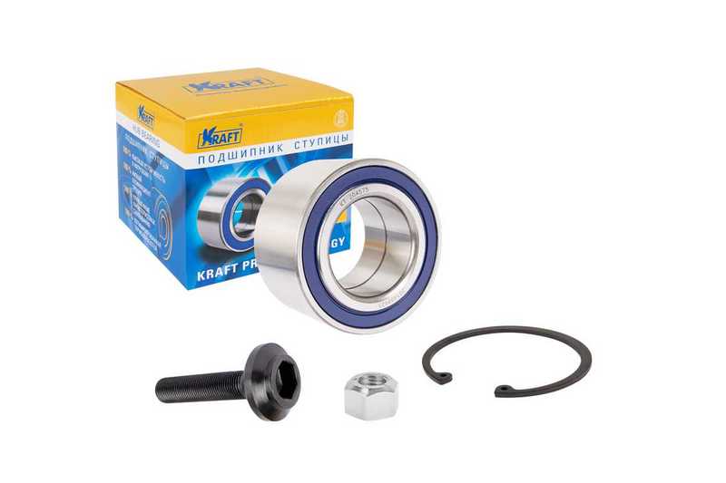 Подшипник ступицы переднего колеса, комплект VW Transporter IV (90-03) 1.9D-2.8 OBER <b>KRAFT KT204575</b> - изображение