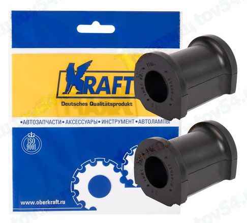 Втулки стабилизатора ВАЗ 1118 Калина, 2170 Приора (2шт) <b>KRAFT KT 884661</b> - изображение Втулки стабилизатора ВАЗ 1118 Калина, 2170 Приора (2шт) <b>KRAFT KT 884661</b> - изображение