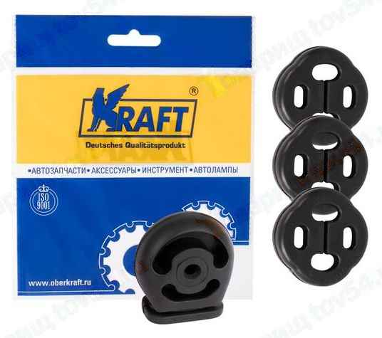 Крепление глушителя ВАЗ 1118 Калина (4шт) <b>KRAFT KT 885701</b> - изображение