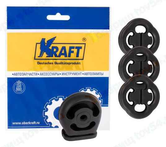 Крепление глушителя ВАЗ 2110 (4шт) <b>KRAFT KT 885702</b> - изображение Крепление глушителя ВАЗ 2110 (4шт) <b>KRAFT KT 885702</b> - изображение
