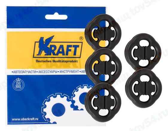 Крепление глушителя ВАЗ 2108 (5шт) <b>KRAFT KT 885703</b> - изображение Крепление глушителя ВАЗ 2108 (5шт) <b>KRAFT KT 885703</b> - изображение