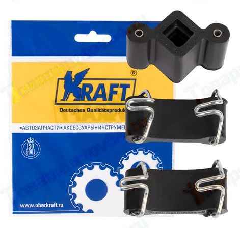 Крепление глушителя ВАЗ 2101 (1 ромб + 2 ремня) <b>KRAFT KT 885704</b> - изображение