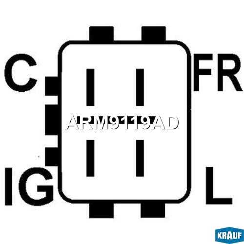 Регулятор генератора <b>KRAUF ARM9119AD</b> - изображение 1