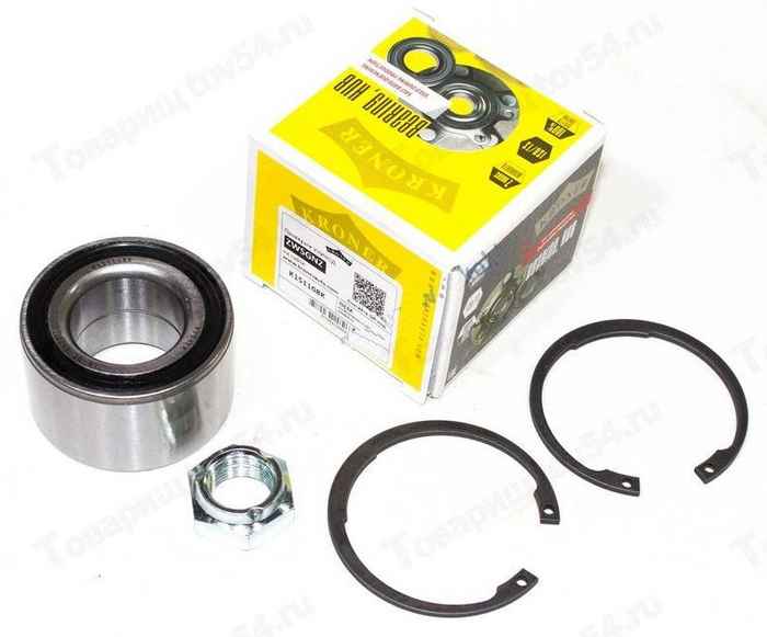 Подшипник ступицы ВАЗ 2108-2115 передний (рем.к-т) <b>KRONER K151108K</b> - изображение