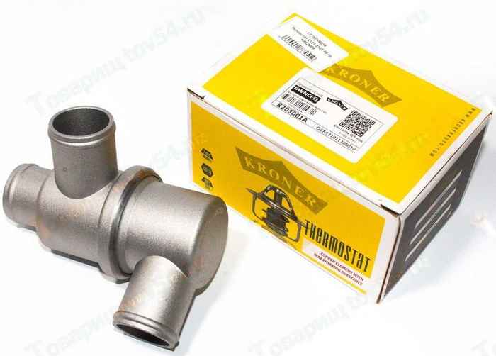 Термостат ВАЗ 2101-2107 80°С <b>KRONER K203001A</b> - изображение