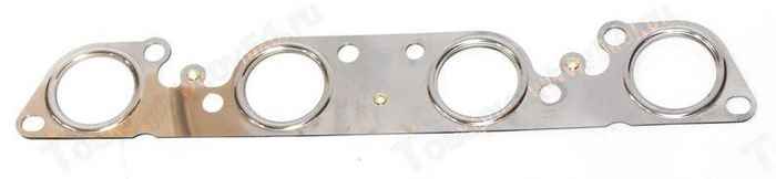 Прокладка выпускного коллектора ВАЗ 21124 (1.6i,16кл), 2170 Приора, 1118 Калина, 2190 Гранта, 2180 Веста нерж. <b>КВАДРАТИС 21124-1008089</b> - изображение