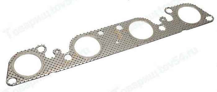 Прокладка коллектора выпускного ВАЗ 21124 16кл, V1,6 Приора, Калина, Гранта, Веста РК-103 <b>КВАДРАТИС 21124-1008089-103</b> - изображение