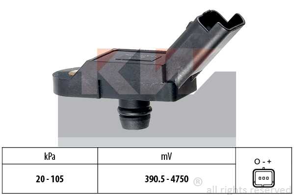 Датчик давления воздуха <b>KW 493005</b> - изображение