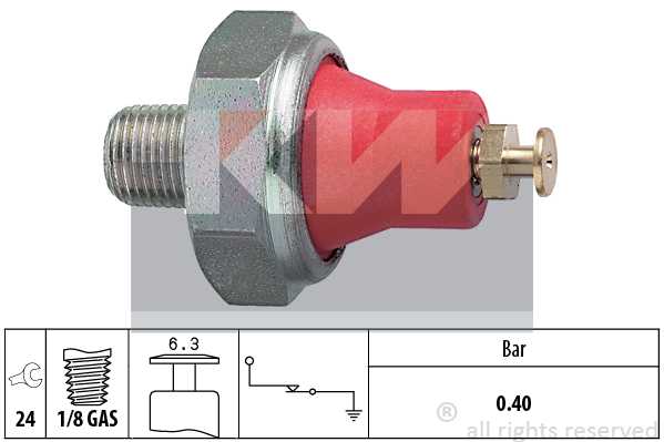 Датчик давления масла <b>KW 500016</b> - изображение