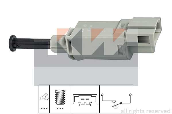 Датчик стоп сиг. VW New Beetle 2.0i 98- <b>KW 510152</b> - изображение Датчик стоп сиг. VW New Beetle 2.0i 98- <b>KW 510152</b> - изображение