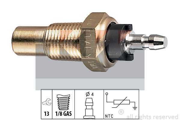 Датчик темп.воды Honda Accord 1,6-2,7i 86-/Civic 1,2- <b>KW 530052</b> - изображение