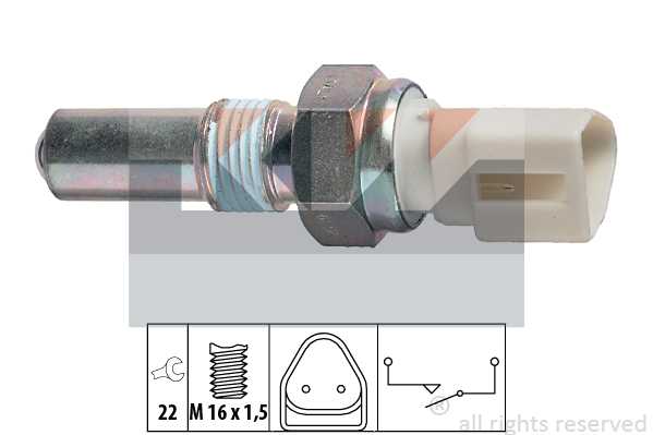 Датчик зад.хода Ford Escort 1,6 16V/1,8TD 98-/1,3/1,4 <b>KW 560212</b> - изображение