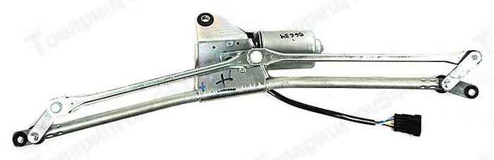 Трапеция стеклоочистителя ВАЗ 2123 Нива Шевроле в сборе с мотором (10 мм) <b>КЗАЭ 83.5205100</b> - изображение