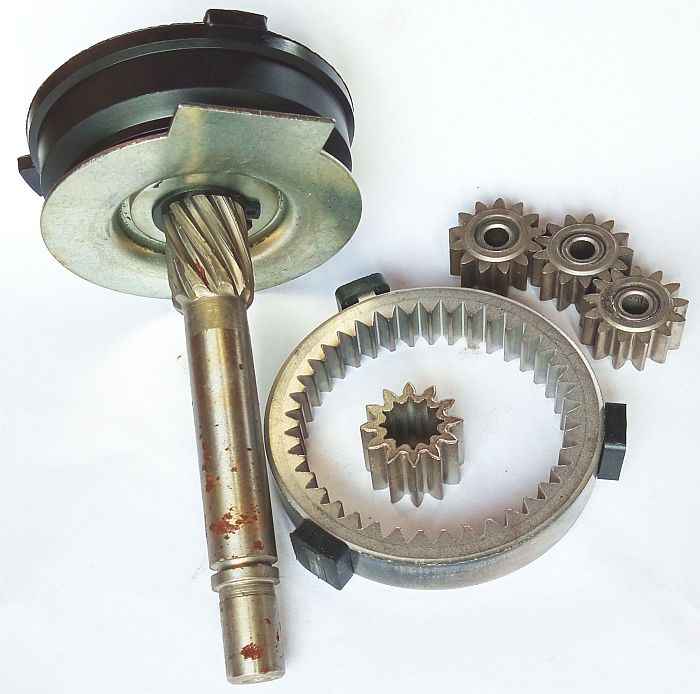 Ремкомплект редуктора стартера ВАЗ 1111 ОКА (на стратер 7102.3708-01) <b>КЗАТЭ 71.3708550-01</b> - изображение 1