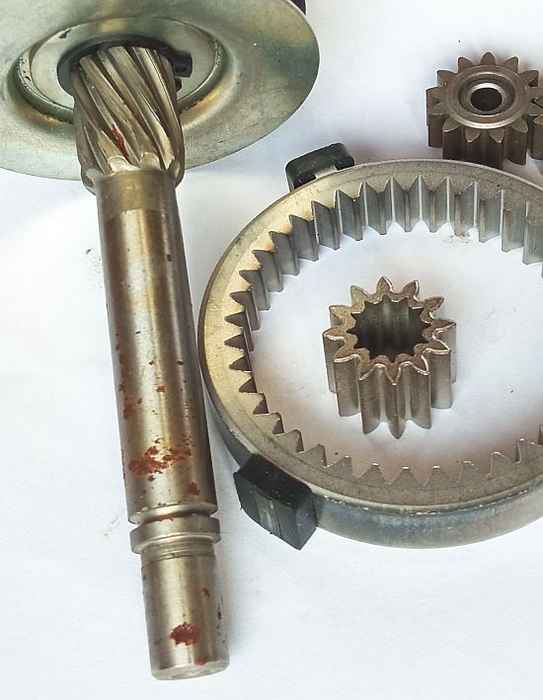 Ремкомплект редуктора стартера ВАЗ 1111 ОКА (на стратер 7102.3708-01) <b>КЗАТЭ 71.3708550-01</b> - изображение 4