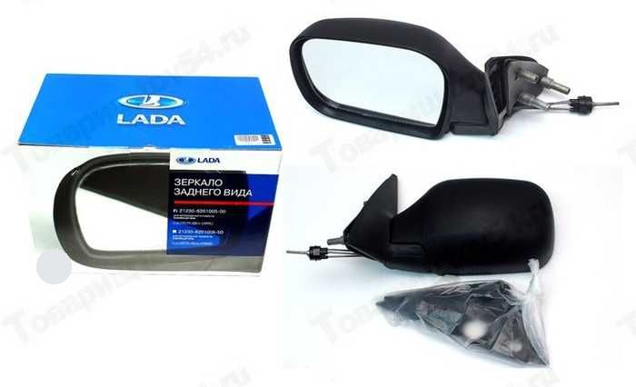 Зеркало бок ВАЗ 2123 /трос/ LADA (ДААЗ) левое <b>Лада-Имидж 2123-8201005</b> - изображение