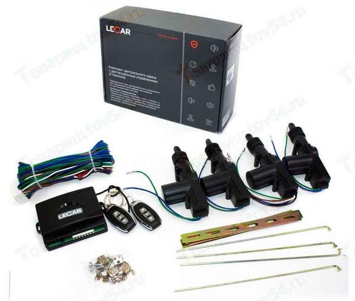 Замок центральный комплект с дистанционным управлением <b>LECAR LECAR000010307</b> - изображение