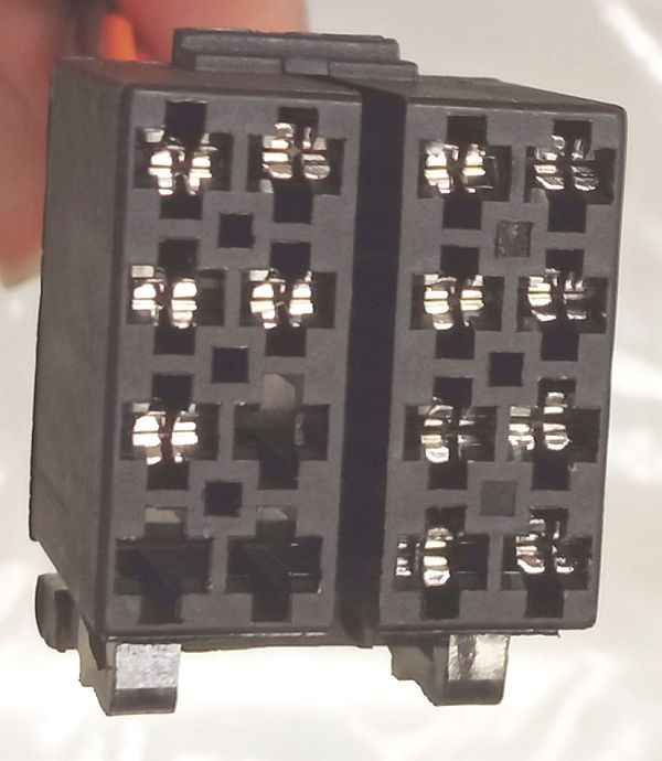 Разъем ИСО для автомагнитол, 2 гнезда акустика+питание Евро ISO LECAR000010413 - изображение 2